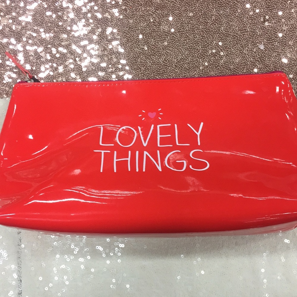 Beautiful large Happy Jackson cosmetic/makeup bag.